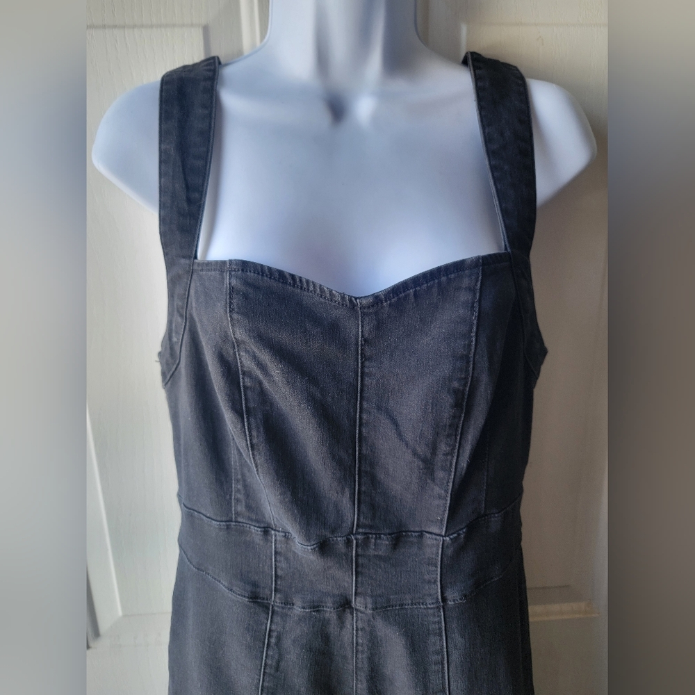 We The Free Denim Jumpsuit Overalls Size M/L - Picture 2 of 7